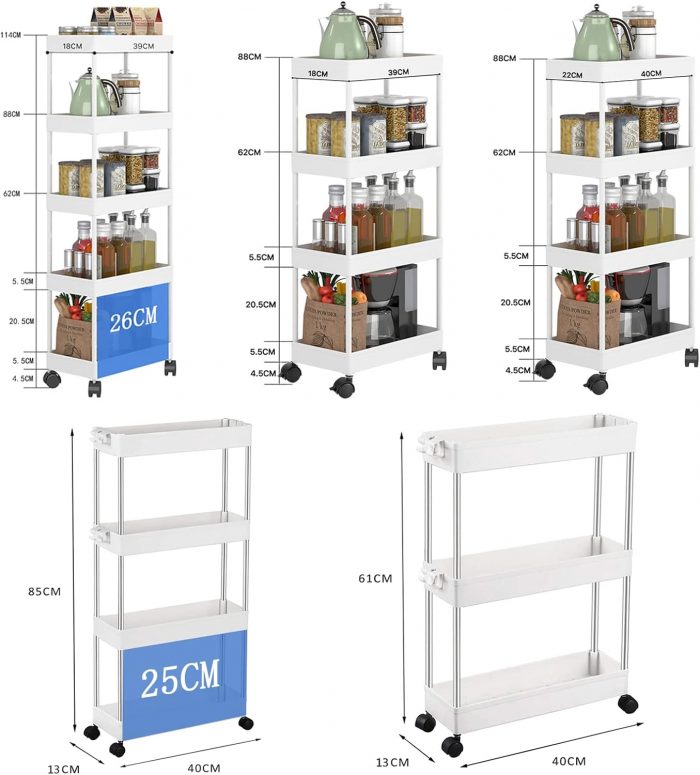 キッチンワゴン 隙間収納 - 画像 (4)