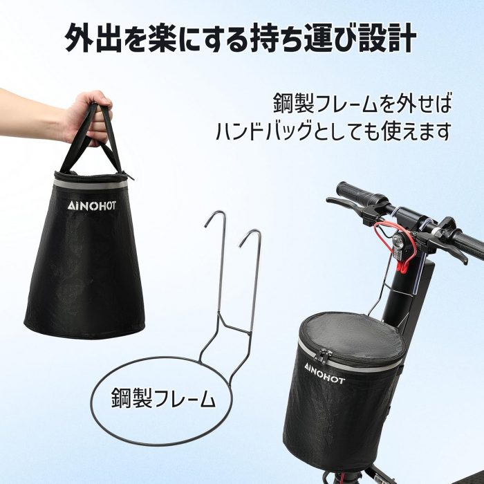 自転車カゴ 前かご - 画像 (2)